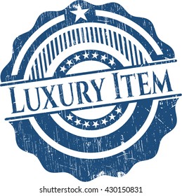 Luxury Item grunge stamp