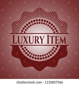Luxury Item red emblem