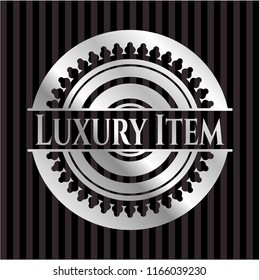 Luxury Item silver shiny emblem