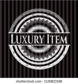 Luxury Item silvery shiny emblem