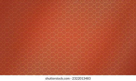 Luxury japanese circle pattern. Traditional asian motif. Geometric minimalist oriental wallpaper. Vector illustration.