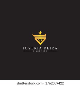 Luxury Jewellery logo and icon.