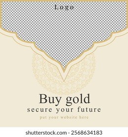 luxury jewelry advertisement social media post banner, jewellery social media banner template.