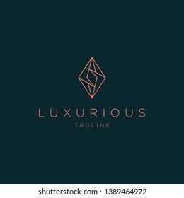 Luxury Jewelry Logo - Vector logo template