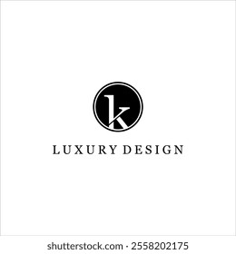 Luxury K Initial Logo Abstract Design with Geometric Shape, Black and Gold Monogram for Corporate Business, Consulting, Management, Professional Branding, Minimalist, Modern Typography Symbol