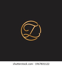 Luxury L logo design vector template, l letter logo design