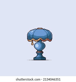 luxury lamp in pixel style