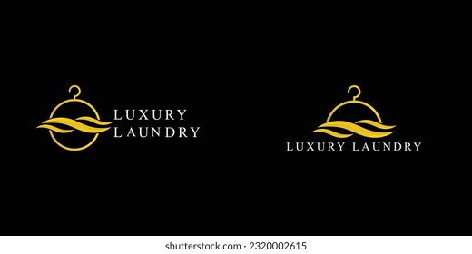 The Luxury Laundry logo design exudes elegance and sophistication. It incorporates a stylish and refined font along with design elements that convey opulence and high-end services. The logo portrays