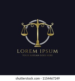 Luxury law firm logo
