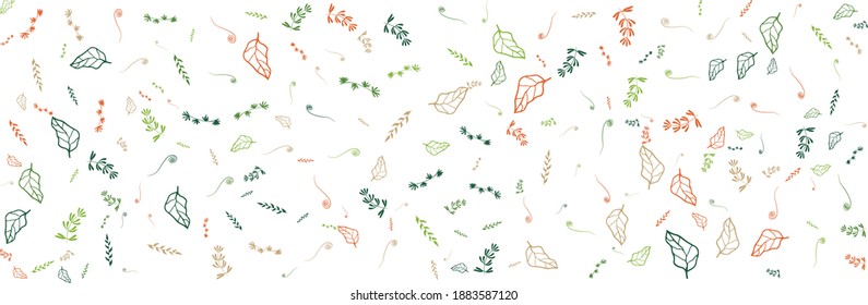 
Luxury leaf art decoration wallpaper. Nature background vector. Floral pattern with tropical plant line art on trendy color background. Vector illustration