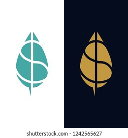 luxury leaf logo