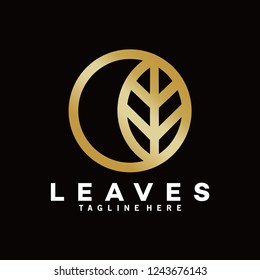 luxury leaf logo