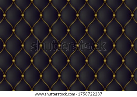 Luxury leather sofa background. Seamless pattern