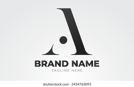 luxury letter A abstract logo