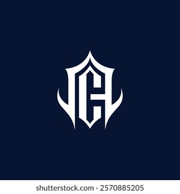Luxury Letter AC Logo Template. CA Initial Logo Design