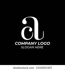 luxury letter A C modern business logo design vector template