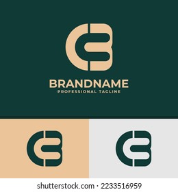 Luxury Letter CB Monogram Logo, suitable for any business with CB or BC initial.