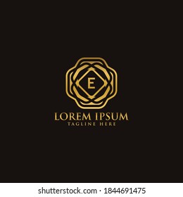 Luxury Letter E Logo icon Design Template Vector Graphic Branding Element