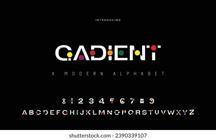 Luxury letter font and tech typeface. Minimal Alphabet set. Creative fonts Logo design for Business.