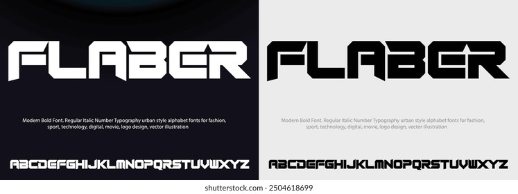 Luxury letter font and tech typeface. Minimal Alphabet set. Creative fonts Logo design for Business.