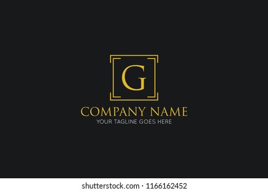 luxury letter g logo, icon, symbol