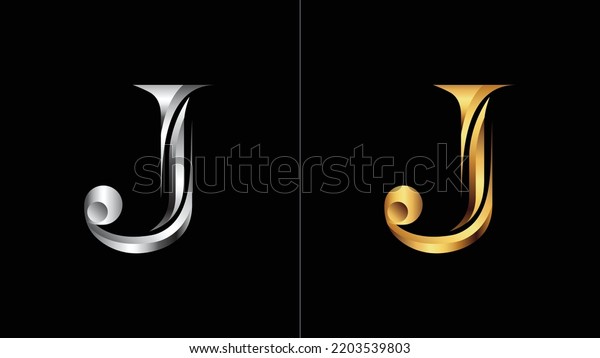 Luxury Letter J Logo Vector Template Stock Vector (Royalty Free ...