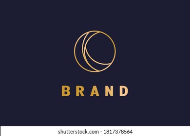 Luxury letter K monogram logo, wave line style design concept, modern and elegant logo, simple and minimalist.