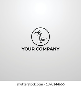 Luxury letter l with logo design Premium Vector . suitable for your company in the field minimalist