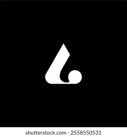 luxury letter LA or L triangle logo concept vector icon