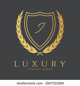 Diseño del logotipo de la carta de lujo I