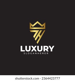Luxury Letter Logo Design for luxury brand Shop