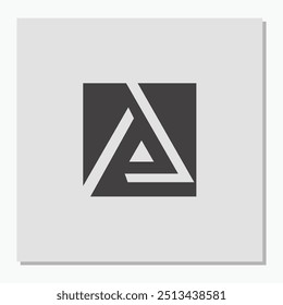 Luxury Letter A Logo Design. Elegant Geometric Line Curve Vector Logotype. Creative Monogram Logo Illustration.
