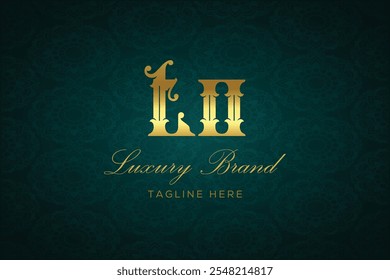 TO LUXURY LETTER LOGO DESIGN. It is a luxury letter monogram logo, this logo is made by combining two letters