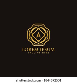 Luxury Letter A Logo icon Design Template Vector Graphic Branding Element