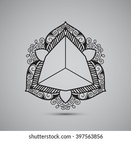 Luxury Letter Logo. Simple and elegant geometric design logo, Elegant line art luxury vector logo design
