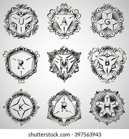 Luxury Letter Logo. Simple and elegant geometric design logo, Elegant line art luxury vector logo design