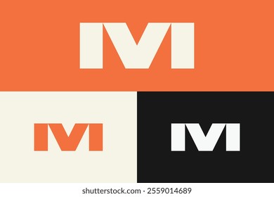 luxury letter M logo, modern letter M logo, simple letter M logo.