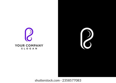 luxury letter Pb logo look like elephant 