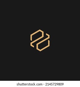 luxury Letter PD and letter logo. PD initial overlapping in square letter logotype colorful
