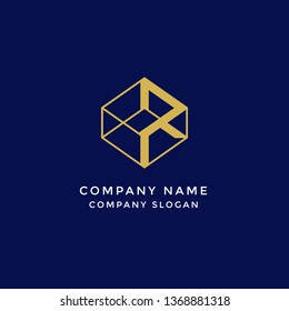 Luxury Letter R Monogram Logo Template