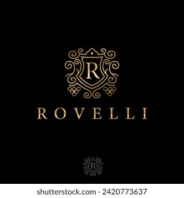 Luxury letter R for your business beauty care, spa, boutique vector logo design do using adobe illustration