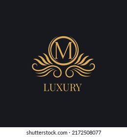 luxury letter template logo.logo for boutique,wedding,hotel,jewelry etc.premium vector design