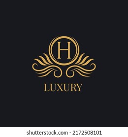 luxury letter template logo.logo for boutique,wedding,hotel,jewelry etc.premium vector design