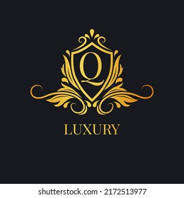 luxury letter template logo.logo for boutique,wedding,hotel,jewelry etc.premium vector design