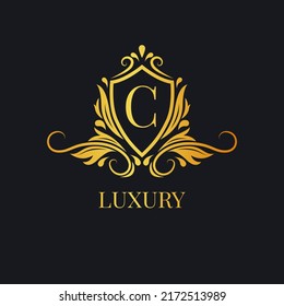 luxury letter template logo.logo for boutique,wedding,hotel,jewelry etc.premium vector design