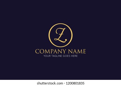 luxury letter z logo, icon, symbol