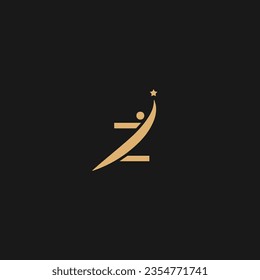 Luxury letter Z logo vector, Z Kids icon,

