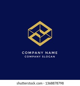 Luxury Letter Z Monogram Logo Template elegant geometric hive