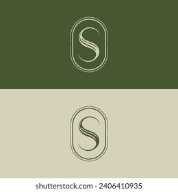 Logo-Design für luxuriöse Briefe. Vectordesign-Element mit verschiedenen geometrischen Elementen des Logos, Geschäftszeichen, Logos, Identität und Vektorgrafiken-Vorlagen.
