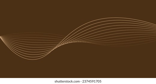 Luxury light brown abstract background combine with golden lines elements. Illustration from vector about modern template design.